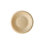 Product foto van Houten fingerfood borden rond set van 50 14cm