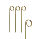 Product foto van Houten fingerfood prikkers 11cm set van 100 Twister