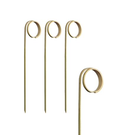 Product foto van Houten fingerfood prikkers 11cm set van 100 Twister