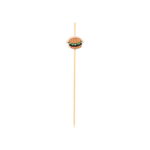 Product foto van Houten fingerfood prikkers 12 cm set van 100 Burger