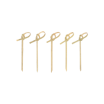 Product foto van Houten fingerfood prikkers Knot 6cm set van 40