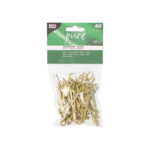 Product foto van Houten fingerfood prikkers Knot 6cm set van 40