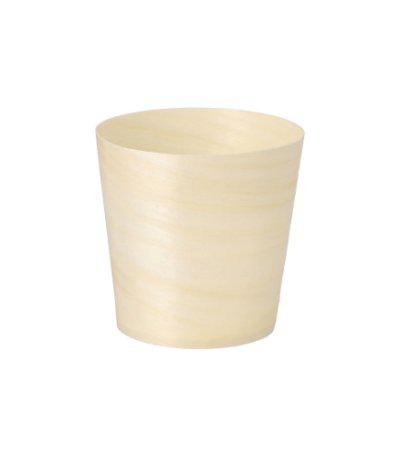 Product foto van Houten fingerfood schaaltjes rond set van 50