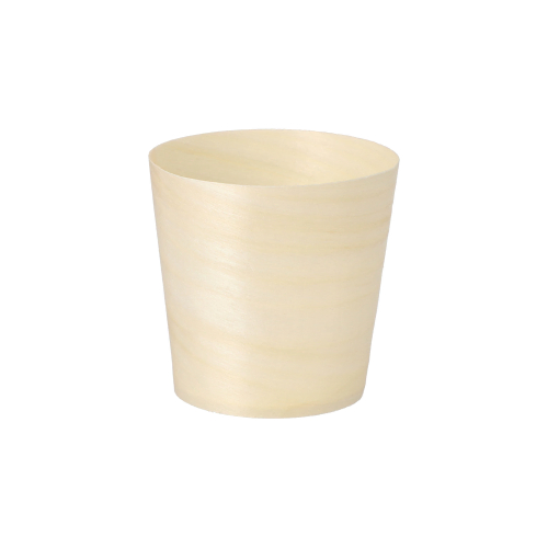 Product foto van Houten fingerfood schaaltjes rond set van 50