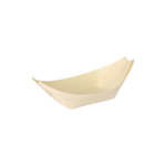 Product foto van Houten fingerfood schalen Bootje set van 50