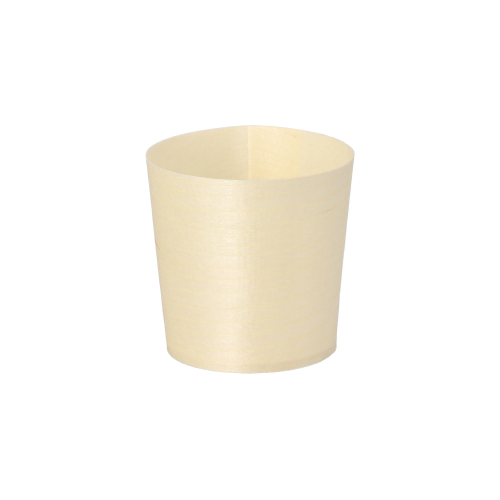 Product foto van Houten fingerfood schalen rond set van 50 4