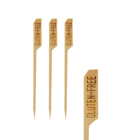 Product foto van Houten fingerfood spiesjes 12cm gluten-free set van 250