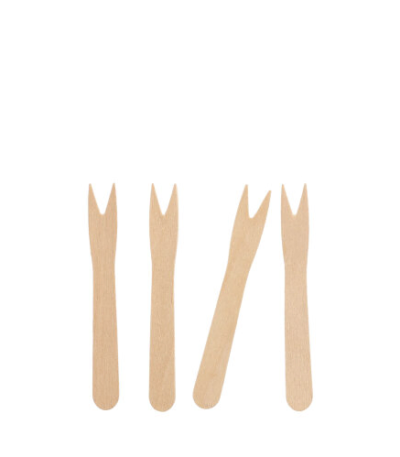 Product foto van Houten frietvorkjes set van 50 8