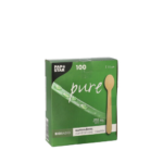 Product foto van Houten koffielepels 11 cm set van 100