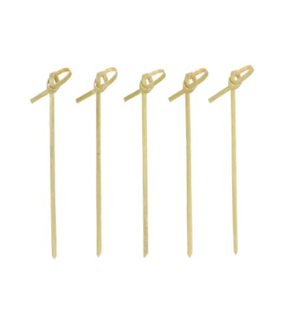 Product foto van Houten prikkers Fingerfood 10 cm set van 250 Knot