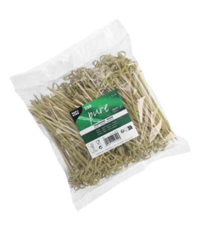 Product foto van Houten prikkers Fingerfood 15cm set van 250 Knot