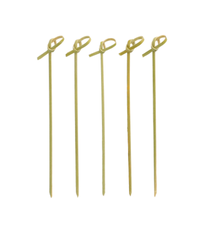 Product foto van Houten prikkers Fingerfood 15cm set van 250 Knot