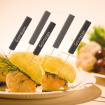 Product foto van Houten prikkers Fingerfood 16cm set van 100 Blackboard