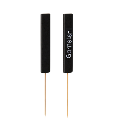 Product foto van Houten prikkers Fingerfood 16cm set van 100 Blackboard