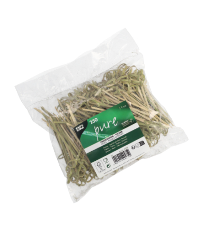 Product foto van Houten prikkers Fingerfood set van 250 Knot