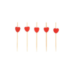 Product foto van Houten prikkers Heart set van 100