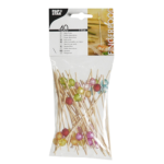 Product foto van Houten prikkers assorti kleuren set van 40 Pearl