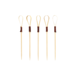 Product foto van Houten prikkers fingerfood 10 cm set van 40 Loop