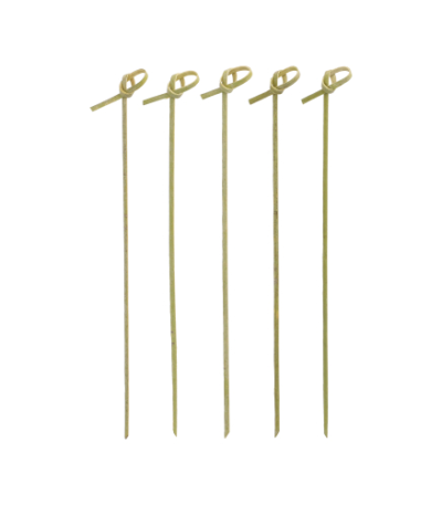 Product foto van Houten prikkers fingerfood 18 cm set van 250 Knot