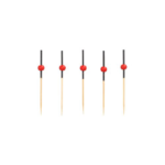 Product foto van Houten prikkers fingerfood 7cm Red Pearl set van 250