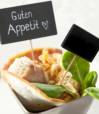 Product foto van Houten prikkers fingerfood 9 cm set van 100 Blackboard