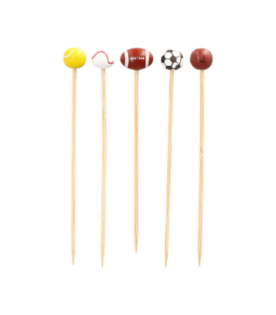 Product foto van Houten prikkers fingerfood Sport 40 stuks