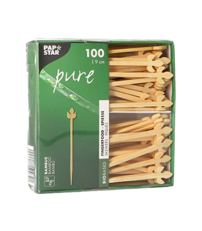 Product foto van Houten prikkers fingerfood set van 100 Lily