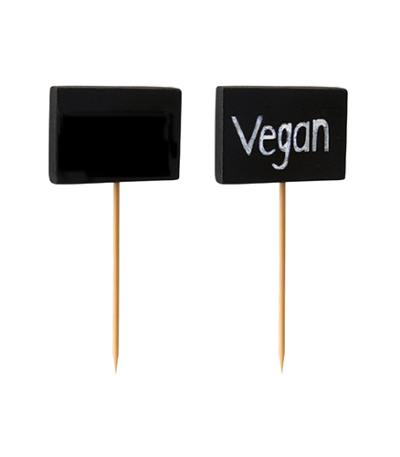 Product foto van Houten prikkers set van 100 Blackboard 8