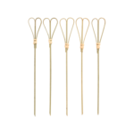 Product foto van Houten prikkers set van 100 Heart 18cm