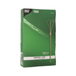 Product foto van Houten prikkers set van 100 Heart 18cm