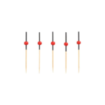 Product foto van Houten prikkers set van 40 Red Pearl