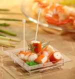 Product foto van Houten prikkers voor fingerfood 7cm set van 40 Drum