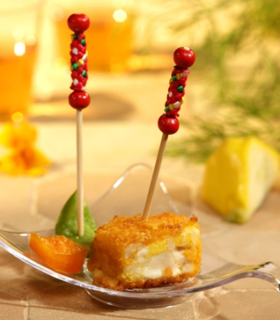 Product foto van Houten prikkers voor fingerfood Mexico 12cm set van 250