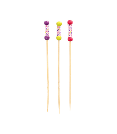 Product foto van Houten prikkers voor fingerfood Mexico set van 100