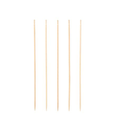 Product foto van Houten prikkers voor fingerfood gedraaid set van 500 15cm