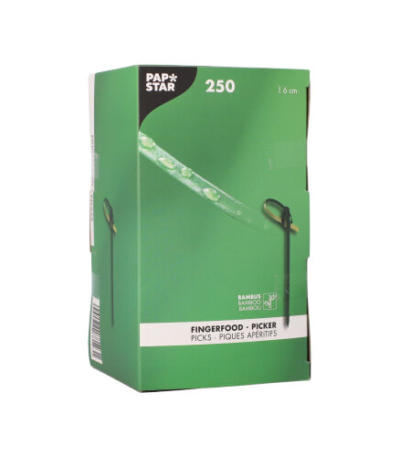 Product foto van Houten prikkers zwart set van 250 Knot