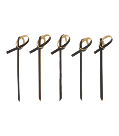 Product foto van Houten prikkers zwart set van 250 Knot