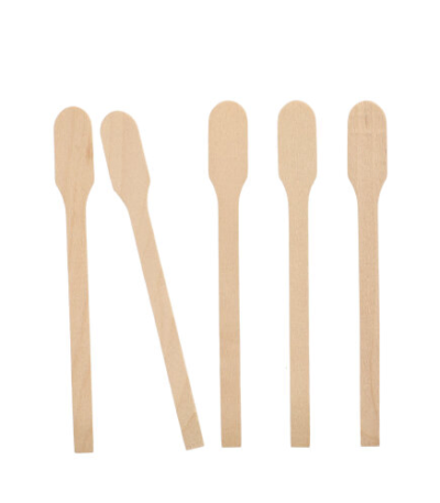 Product foto van Houten roerstaafjes 13 cm set van 100 pure