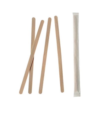 Product foto van Houten roerstaafjes pure set van 1000