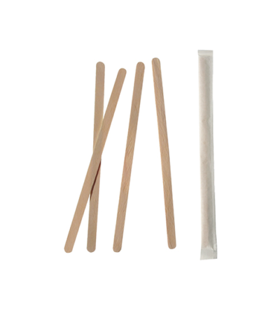 Product foto van Houten roerstaafjes set van 1000 11cm