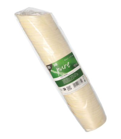 Product foto van Houten snackbekers pure set van 50