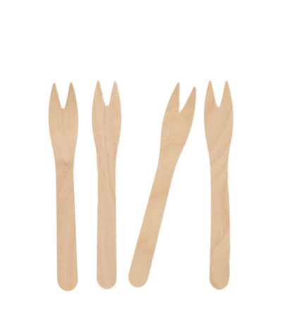 Product foto van Houten snackvorkjes set van 25 12