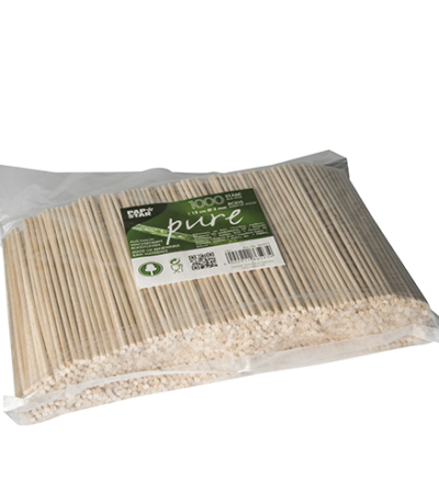 Product foto van Houten stokjes 15cm set van 1000 pure