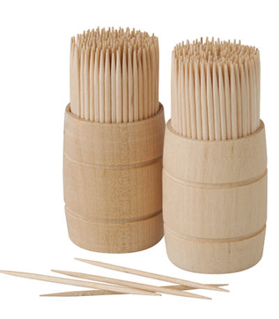 Product foto van Houten tandenstokers set van 400 Pure