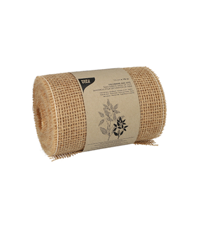 Product foto van Jute loper natuur op rol 10m x 15cm