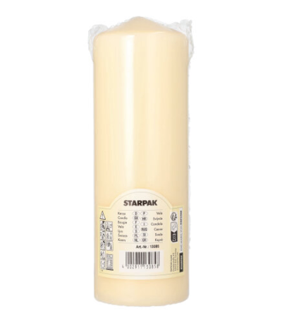 Product foto van Kaarsen stompkaars creme 70mm x 200mm
