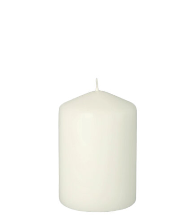 Product foto van Kaarsen stompkaars wit 69mm x 100mm