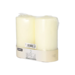 Product foto van Kaarsen stompkaarsen ivoor set van 2 80mm x 150mm