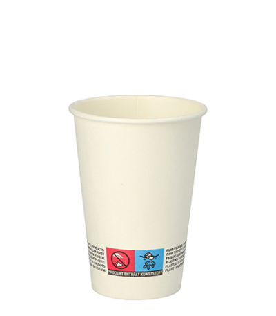 Product foto van Karton Automaatbekers To Go wit set van 100 180ml