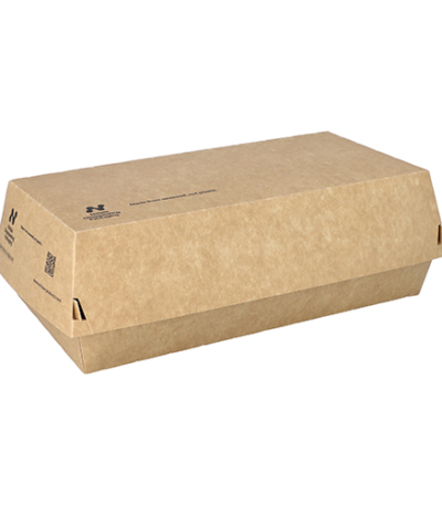 Product foto van Karton Baguettebox bruin 65 NOTPLA